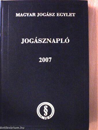 Jogásznapló 2007