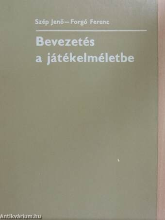 Bevezetés a játékelméletbe