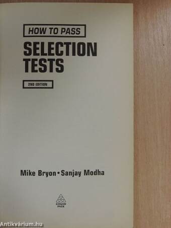 How to Pass Selection Tests