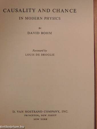 Causality and Chance in Modern Physics