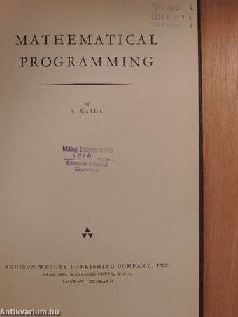 Mathematical Programming