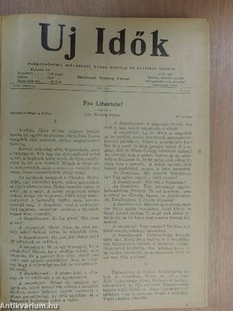 Uj Idők 1936. január-június (fél évfolyam)