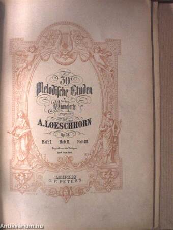 Etüdök 1-30./Lyrische Stücke/Klavier-Studen I./Melodische Etuden I-III.