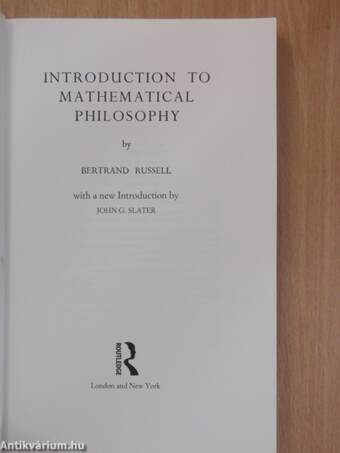 Introduction to Mathematical Philosophy