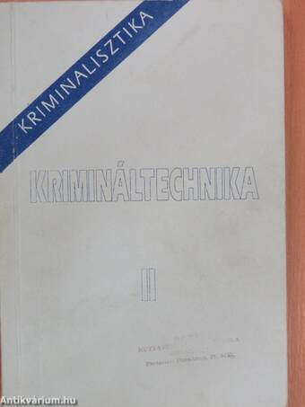 Krimináltechnika II.