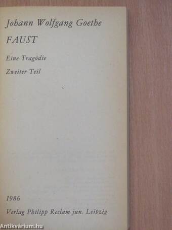 Faust II.