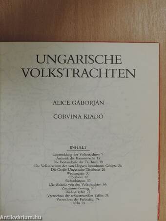 Ungarische Volkstrachten