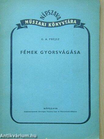 Fémek gyorsvágása