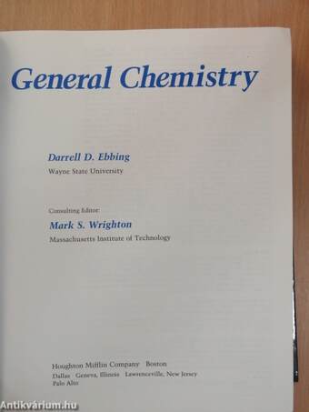 General Chemistry