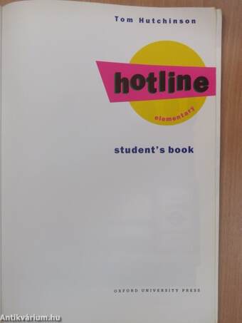 Hotline - Elementary - Teacher's Book