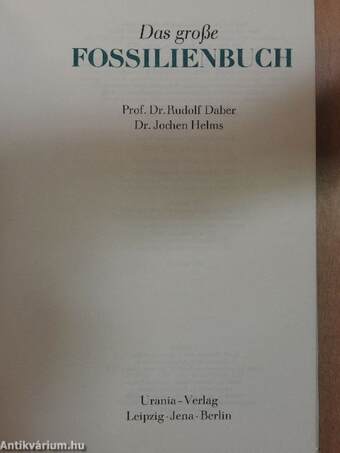 Das große Fossilienbuch