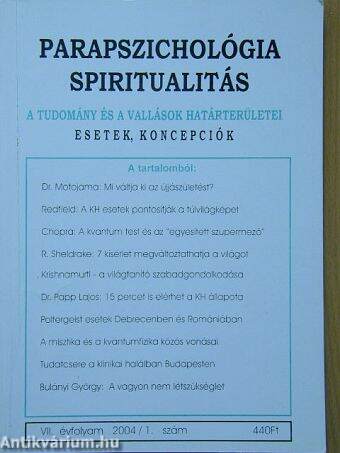 Parapszichológia-Spiritualitás 2004/1.