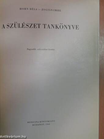 A szülészet tankönyve