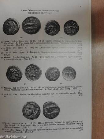 Greek Coins and Their Values I.