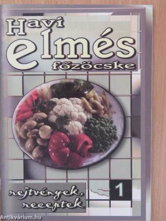 Havi elmés főzőcske 2001/1