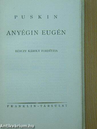 Anyégin Eugén