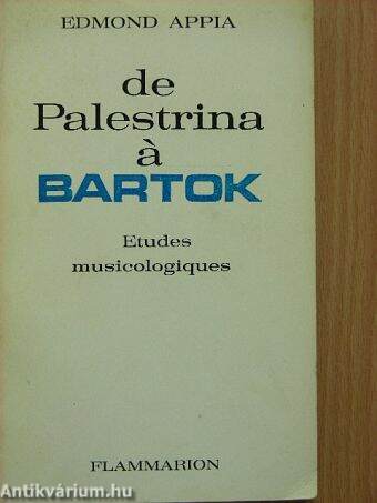 De Palestrina á Bartok