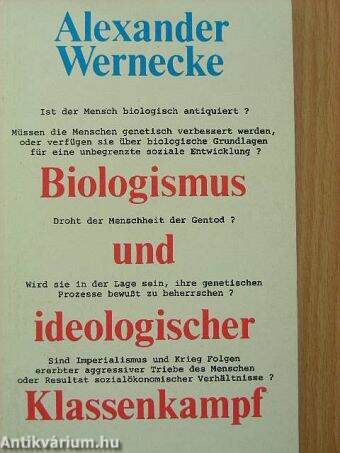 Biologismus und ideologischer Klassenkampf