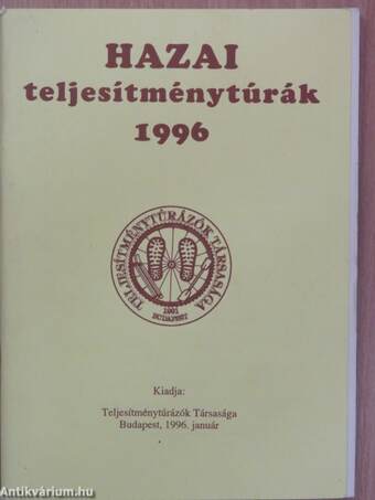 Hazai teljesítménytúrák 1996