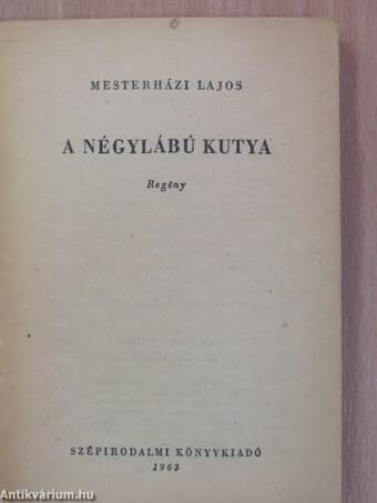 A négylábú kutya