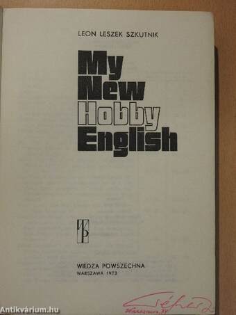 My New Hobby English