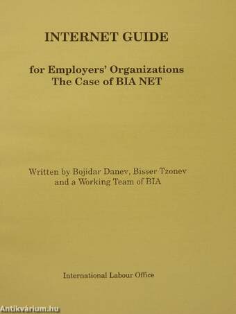 Internet Guide for Employers' Organizations