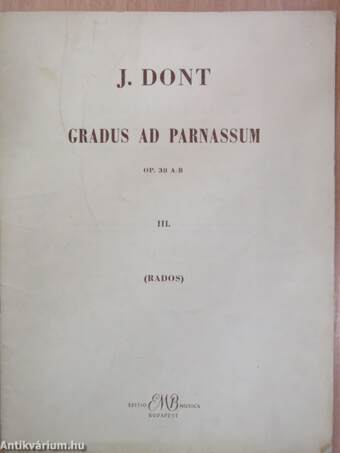 Gradus ad Parnassum III.