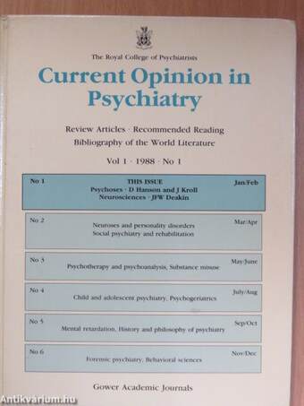 Current Opinion in Psychiatry 1988. Jan/Feb