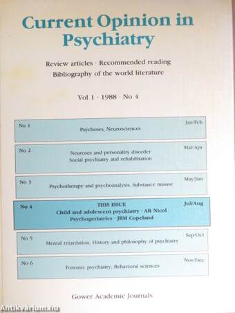 Current Opinion in Psychiatry 1988. Jul/Aug