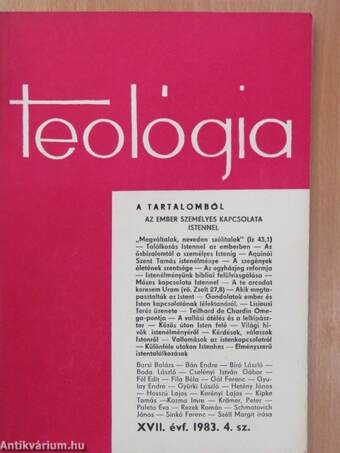 Teológia 1983/4.