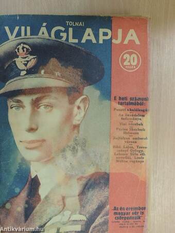 Tolnai Világlapja 1934., 1936-1938. (vegyes számok) (18 db)