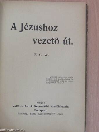 A Jézushoz vezető út