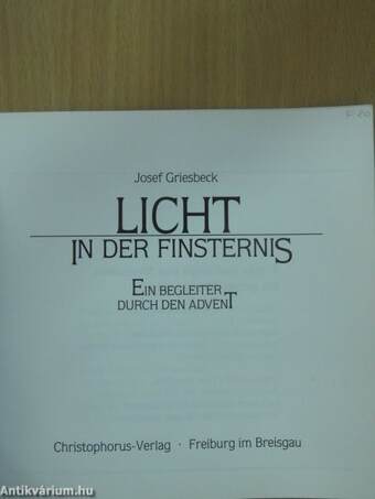 Licht in der Finsternis