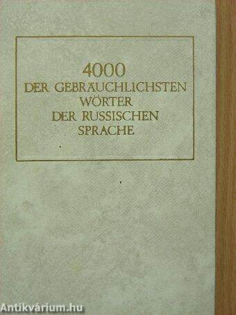 4000 der gebräuchlichsten wörter der russischen sprache