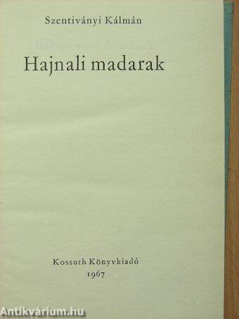 Hajnali madarak