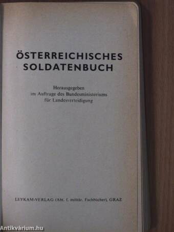 Österreichisches Soldatenbuch