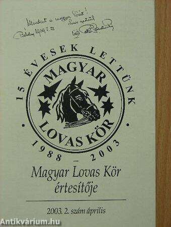 A Magyar Lovas Kör 2003. április