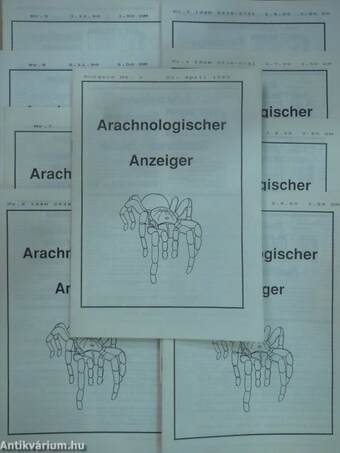 Arachnologischer Anzeiger 1990 (nem teljes évfolyam)
