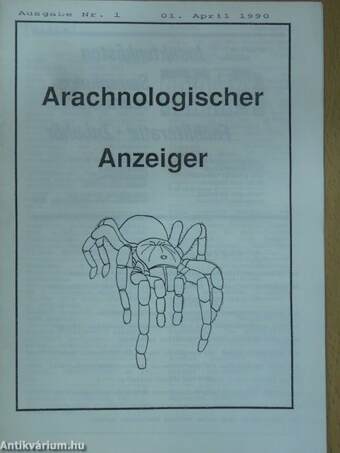 Arachnologischer Anzeiger 1990 (nem teljes évfolyam)