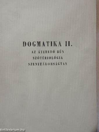 Dogmatika II.
