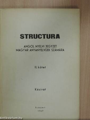 Structura II.