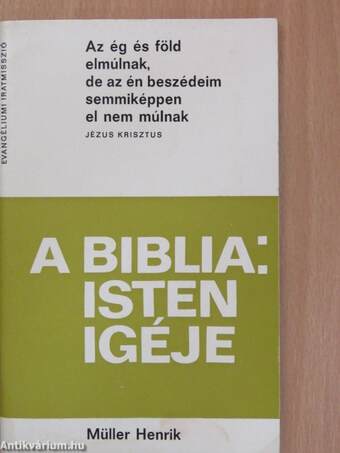 A Biblia: Isten igéje