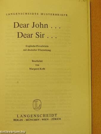 Dear John.../Dear Sir...