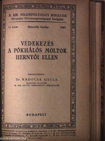 Az őszibarackfa levélfodrosodása/Általános védekező munkák a gyümölcsösben/Védekezés a poloskaszagú szilvadarazsak ellen/Védekezés a vértetű ellen/Védekezés a drótférgek ellen/Védekező eszközök és gépek a gyümölcsösben/Védekezőszerek a gyümölcsösben