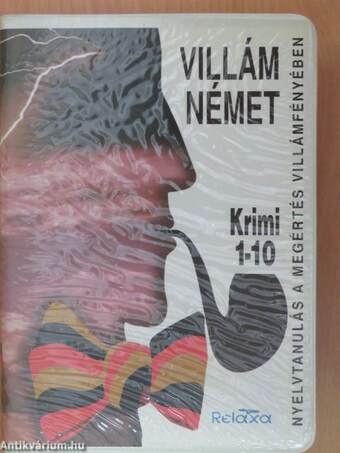 Villám német I-II. - Krimi 1-10/Krimi 11-20 - 12 db kazettával