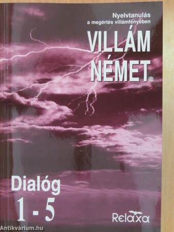 Villám német I. - Dialóg 1-5 - 7 db kazettával