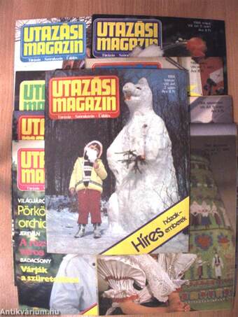 Utazási magazin 1984. (nem teljes évfolyam)