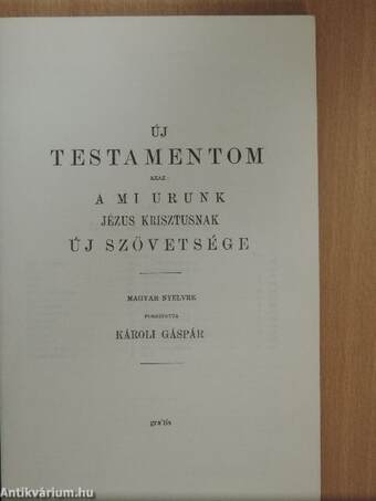 Új testamentom