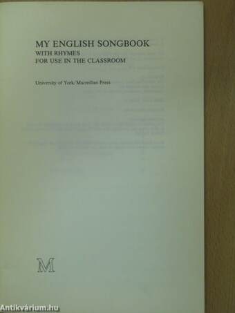 My English Songbook