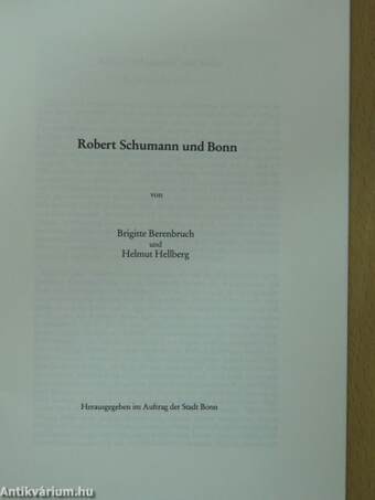 Robert Schumann und Bonn